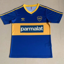 1992 Boca Juniors Home Retro Soccer Jersey (背后带广告)