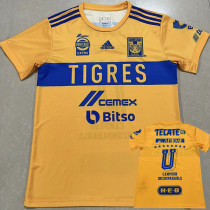 2023 Tigres UANL Yellow Champion Edition Fans Soccer Jersey