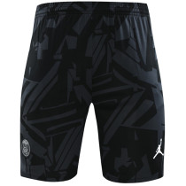 23-24 PSG Black Grey Training Shorts Pants (Trapeze Edition) 飞人版