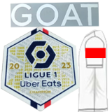 LIGUE1 CHAMPION 2023 +GOAT (法甲冠军+左袖广告)
