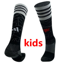 23-24 Man Utd Home Black Kids Socks(儿童)