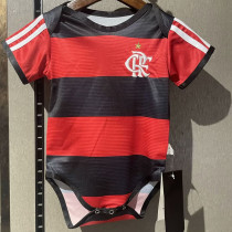23-24 Flamengo Home Baby Infant Crawl Suit