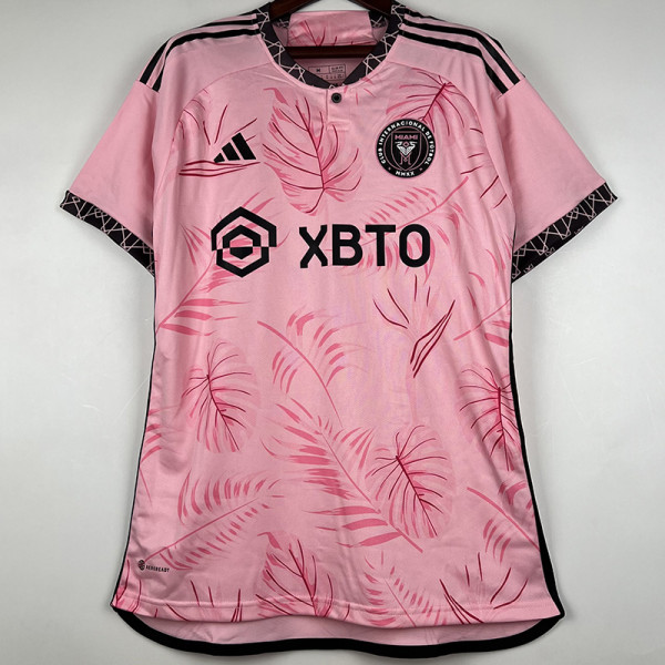 23-24 Inter Miami Pink Special Edition Fans Soccer Jersey (枫叶版)