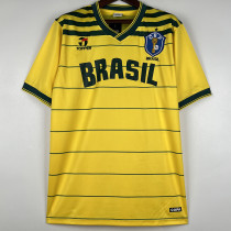 1984 Brazil Home Retro Soccer Jersey