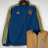 23-24 Real Salt Lake Blue & Khaki Double Sided Windbreaker (双面风衣)