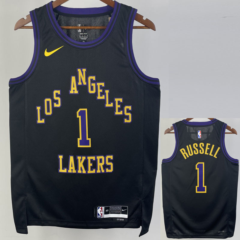 US$ 26.00 - 2023 LAKERS & BAPE #93 Purple Top Quality Hot Pressing