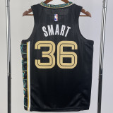 22-23 Grizzlies SMART #36 Black City Edition Top Quality Hot Pressing NBA Jersey