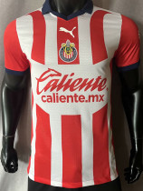 23-24 Chivas Home Player Version Soccer Jersey