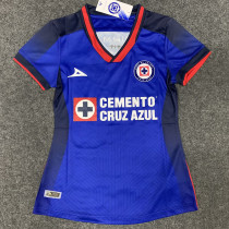 23-24 Cruz Azul Home Women Soccer Jersey (女)