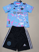 23-24 Inter Miami Blue Pink Special Edition Kids Soccer Jersey