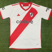 23-24 River Plate Home Fans Soccer Jersey
