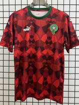 23-24 Morocco Home Fans Soccer Jersey