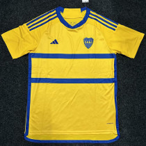 23-24 Boca Juniors Yellow Fans Soccer Jersey