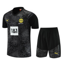 23-24 Dortmund Black Training Short Suit