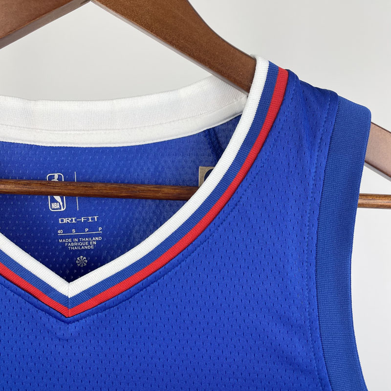 US$ 26.00 - 22-23 Clippers WESTBROOK #0 Blue Top Quality Hot