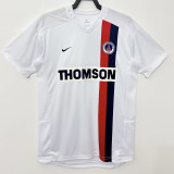 2002-2003 PSG Paris Away White Retro Soccer Jersey