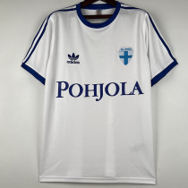 1982 Finland Home Retro Soccer Jersey