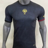 2023 Portugal Black Grey Special Edition Fans Soccer Jersey