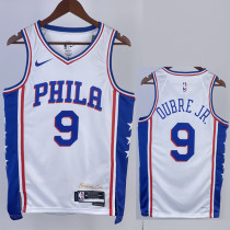 22-23 76ERS OUBRE JR. #9 White Top Quality Hot Pressing NBA Jersey