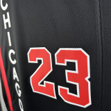 23-24 BULLS JORDAN #23 Black City Edition Top Quality Hot Pressing NBA Jersey