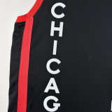 23-24 BULLS ROSE #1 Black City Edition Top Quality Hot Pressing NBA Jersey