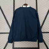 23-24 JUV White & Dark green Double Sided Windbreaker (双面风衣)