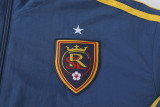 23-24 Real Salt Lake Dark Blue & Brown Double Sided Windbreaker (双面风衣)