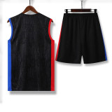 23-24 PSG Black Tank top and shorts suit