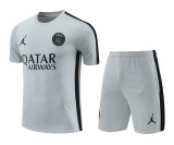 23-24 PSG Grey Training Short Suit