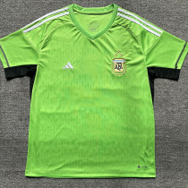22-23 Argentina Fluorescent Green 3 Stars GoalKeeper Soccer Jersey (三星)