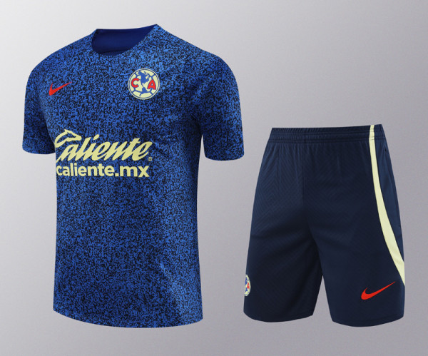 24-25 Club America Royal Blue Training Short Suit