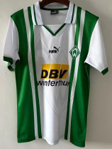 1996-1997 Werder Bremen Green White Retro Soccer Jersey