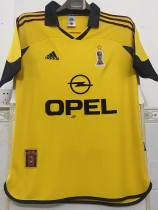1999-2000 ACM Away Yellow Retro Soccer Jersey
