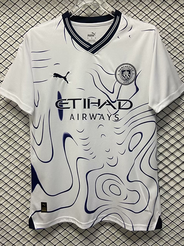 US$ 14.50 - 2024 Man City White Special Edition Fans Soccer Jersey ...