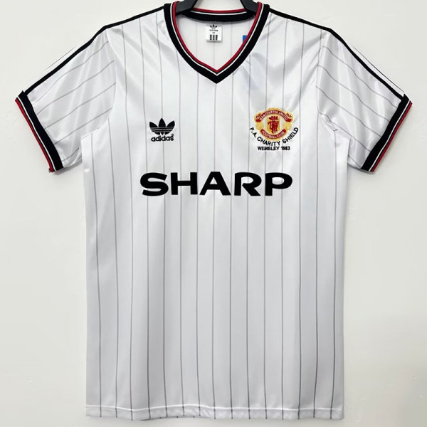 1983 Man Utd Away Retro Soccer Jersey