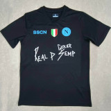 2024 Napoli #10 Commemorate Black T-Shirts