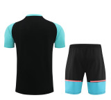 24-25 Man City Black Training Short Suit (High Quality)纯棉纱