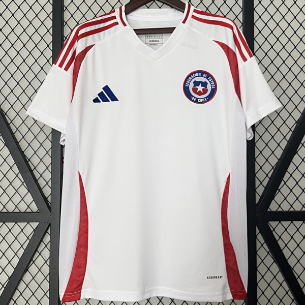 24-25 Chile Away Fans Soccer Jersey