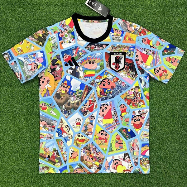 24-25 Japan Anime Edition Fans Soccer Jersey 蜡笔小新