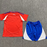 24-25 Chile Home Kids Soccer Jersey