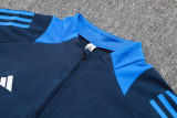 24-25 AD Royal Blue Half Pull Tracksuit #06 (半拉链)