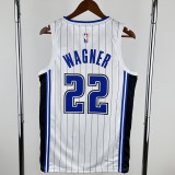 22-23 Magic WAGNER #22 White Home Top Quality Hot Pressing NBA Jersey