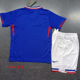 24-25 France Home Kids Soccer Jersey