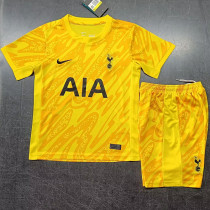 24-25 TOT Yellow GoalKeeper Kids Soccer Jersey