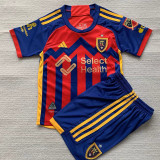 24-25 Real Salt Lake Home Kids Soccer Jersey (带章)