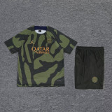 24-25 PSG Jordan Army Green Training Short Suit