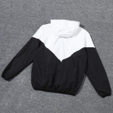 24-25 Germany White-Black Windbreaker (三色边)