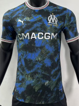 24-25 Marseille Blue Black Special Edition Player Version Soccer Jersey