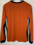 24-25 Netherlands Home Long Sleeve Soccer Jersey (长袖)