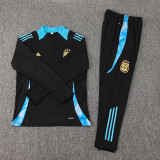 24-25 Argentina Black Half Pull Tracksuit (半拉链)